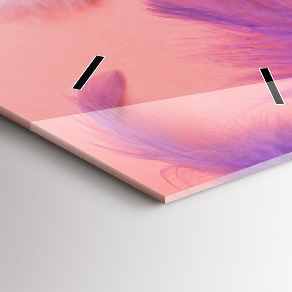 Téglalap alakú üvegóra Színes tollak