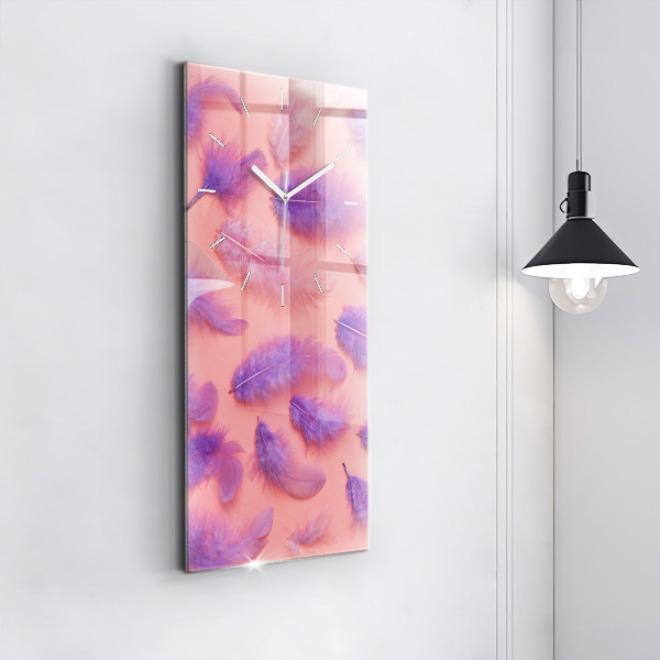 Téglalap alakú üvegóra Színes tollak