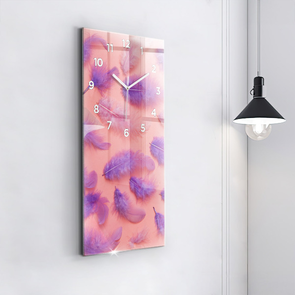 Téglalap alakú üvegóra Színes tollak