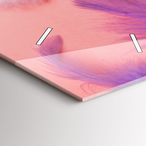 Téglalap alakú üvegóra Színes tollak