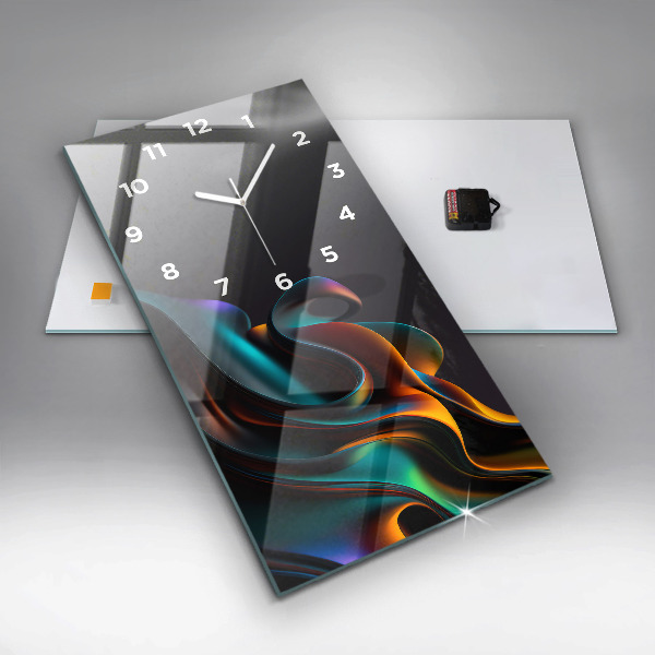 Téglalap alakú üvegóra Futurisztikus hullám