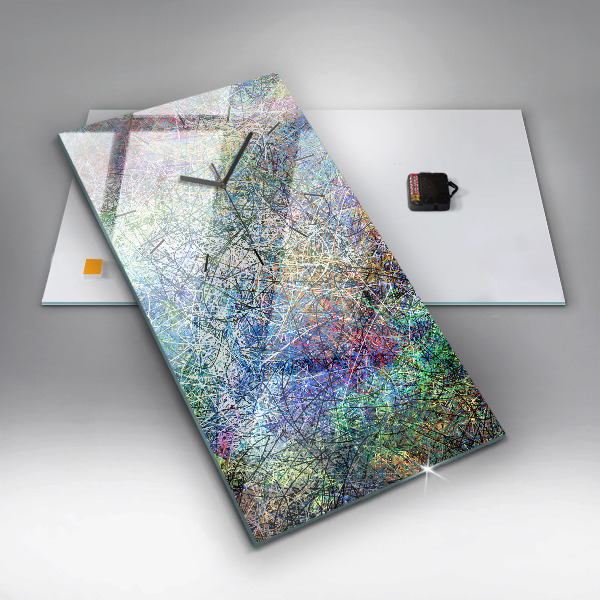 Téglalap alakú üvegóra Absztrakció – érzelmek