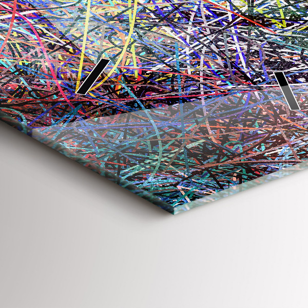 Téglalap alakú üvegóra Absztrakció – érzelmek