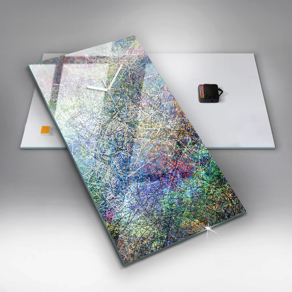 Téglalap alakú üvegóra Absztrakció – érzelmek