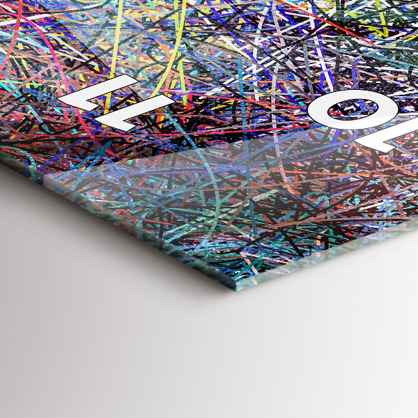 Téglalap alakú üvegóra Absztrakció – érzelmek