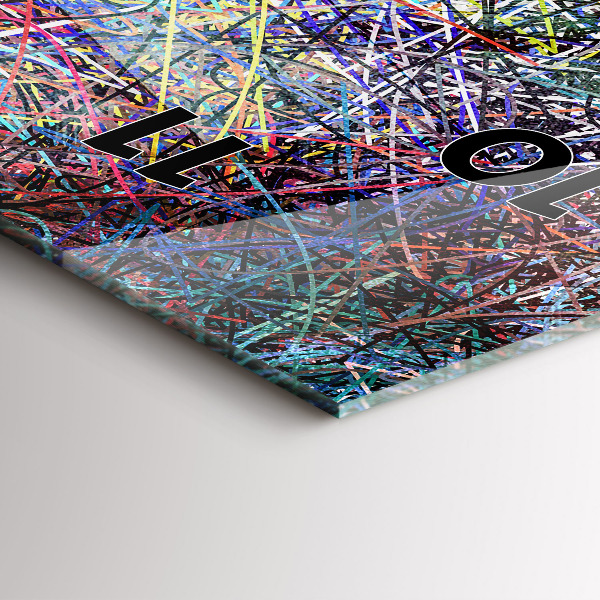 Téglalap alakú üvegóra Absztrakció – érzelmek