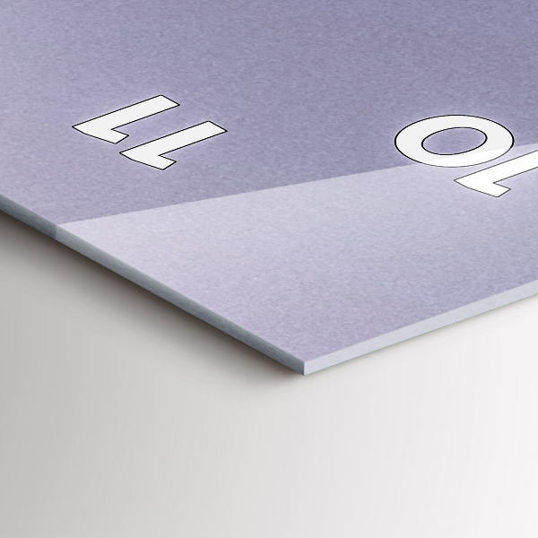 Téglalap alakú üvegóra Absztrakciós nap