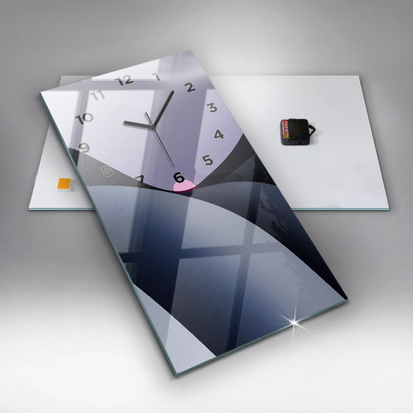 Téglalap alakú üvegóra Absztrakciós nap