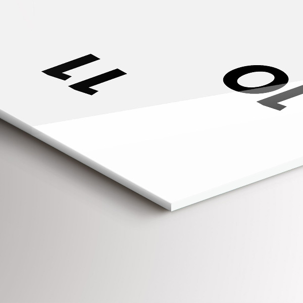 Téglalap alakú üvegóra Arany absztrakció