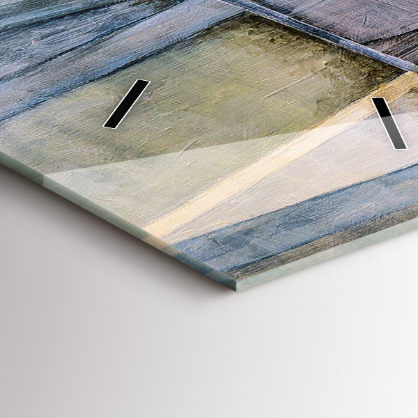 Téglalap alakú üvegóra Impresszionista festészet