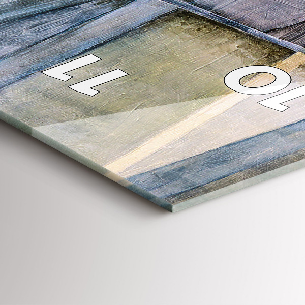 Téglalap alakú üvegóra Impresszionista festészet