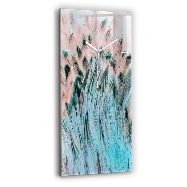 Téglalap alakú üvegóra Színes tollak