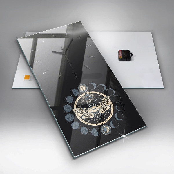 Téglalap alakú üvegóra Holdfázisok