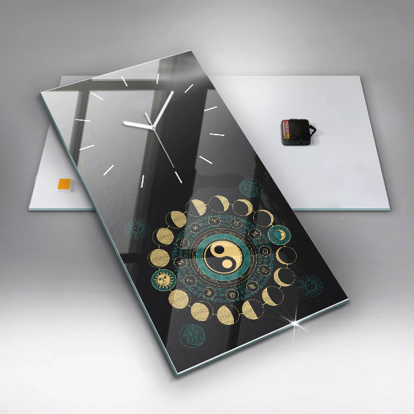 Téglalap alakú üvegóra Holdfázisok