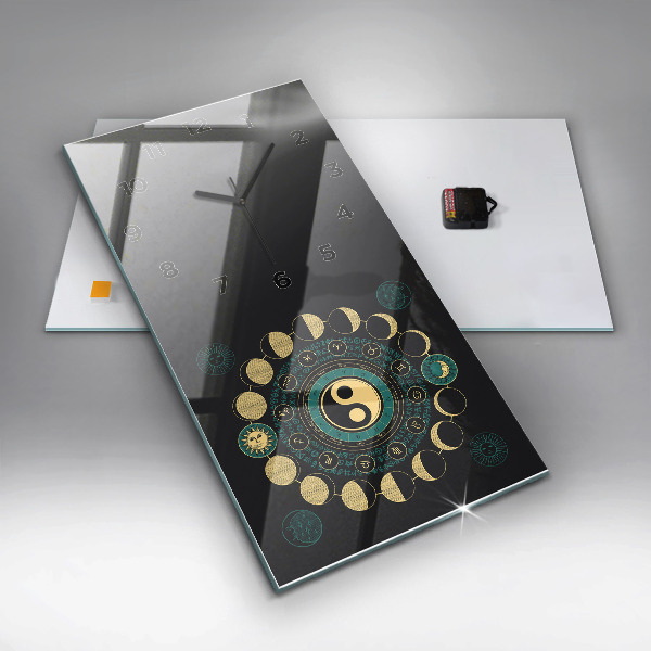 Téglalap alakú üvegóra Holdfázisok