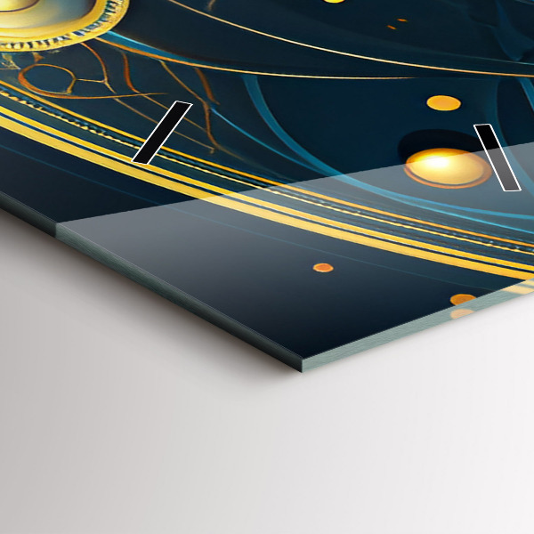 Téglalap alakú üvegóra Horoszkóp óra