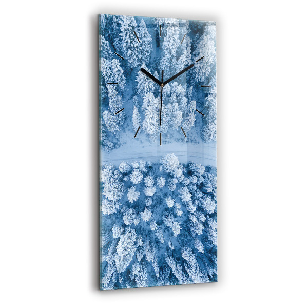 Téglalap alakú üvegóra Erdő drónból