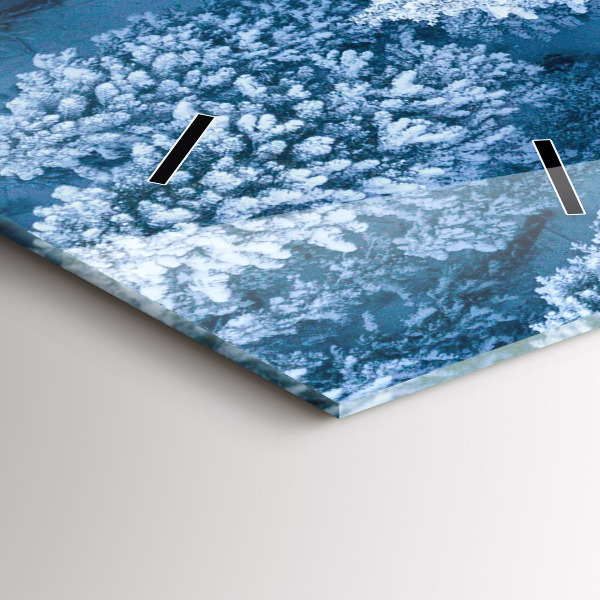 Téglalap alakú üvegóra Erdő drónból