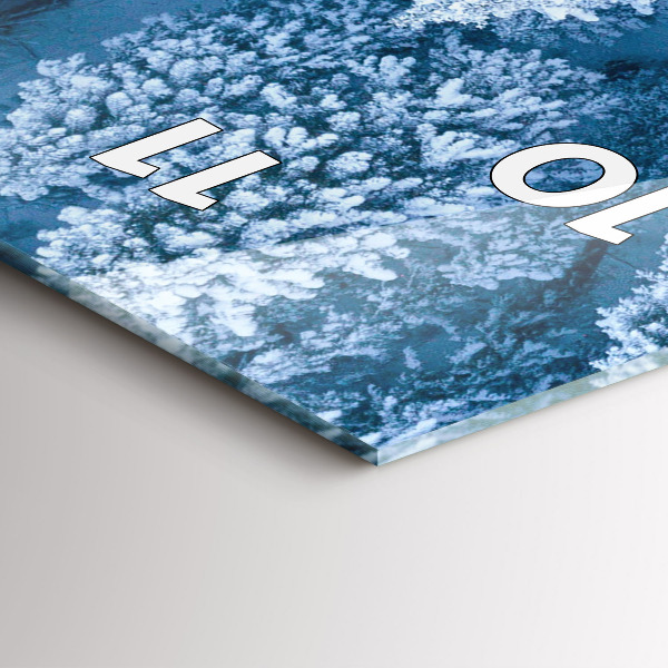 Téglalap alakú üvegóra Erdő drónból