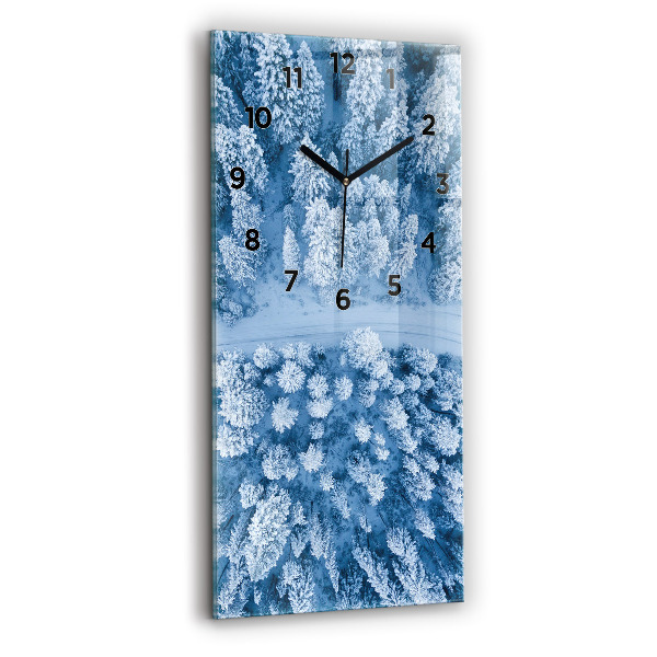 Téglalap alakú üvegóra Erdő drónból