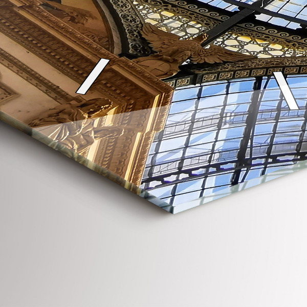 Téglalap alakú üvegóra Milánói bevásárlóközpont