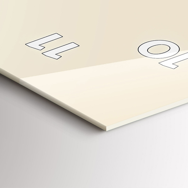 Téglalap alakú üvegóra Absztrakt szarvas