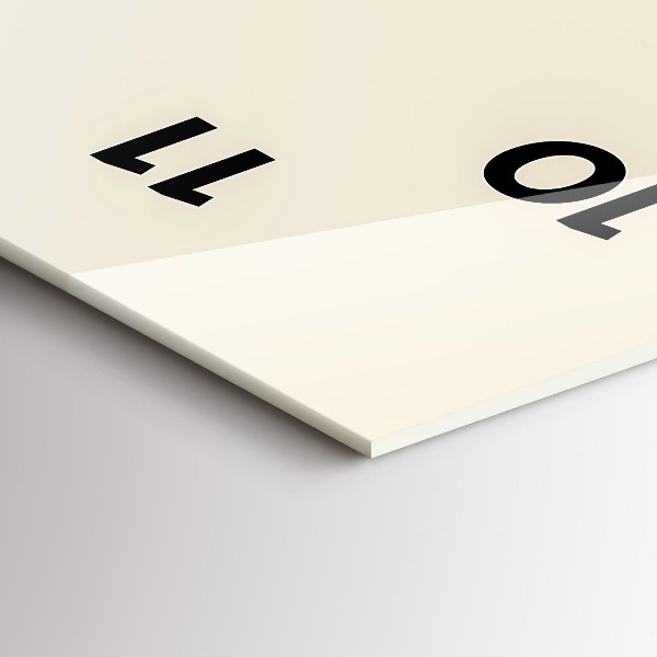 Téglalap alakú üvegóra Absztrakt szarvas