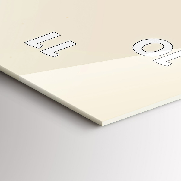 Téglalap alakú üvegóra Szakállas férfi