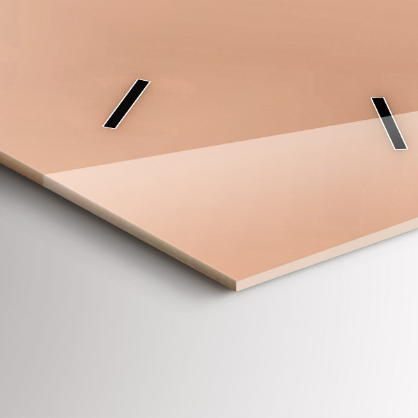 Téglalap alakú üvegóra Flamingo illusztráció