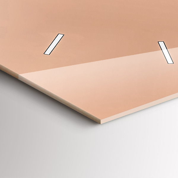 Téglalap alakú üvegóra Flamingo illusztráció