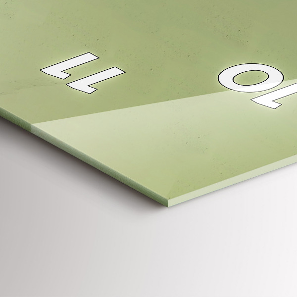 Téglalap alakú üvegóra Grafikus jávorszarvas