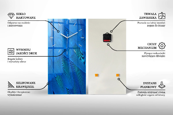 Téglalap alakú üvegóra Grafikus jávorszarvas