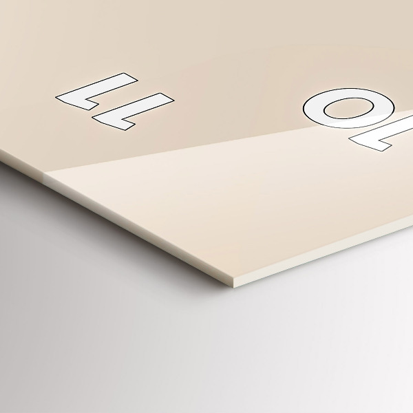 Téglalap alakú üvegóra Férfi pipával