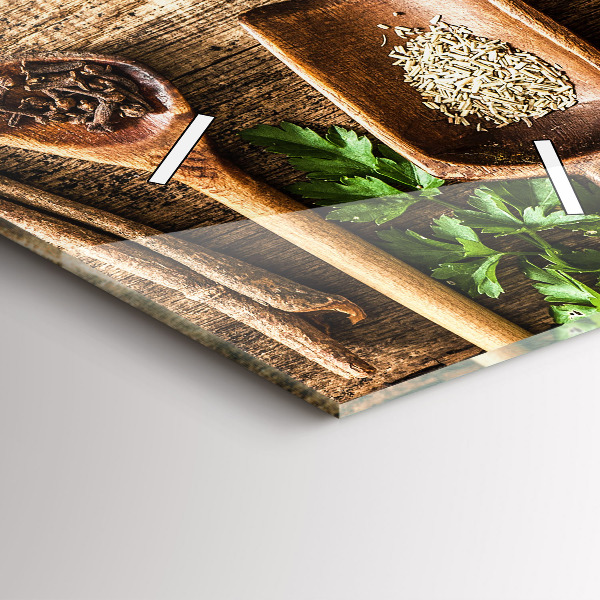 Téglalap alakú üvegóra Kanál fűszerek