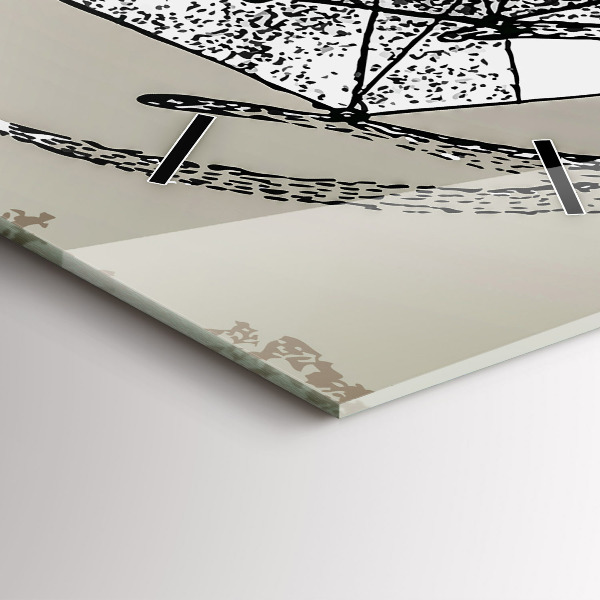 Téglalap alakú üvegóra Szarvasfej