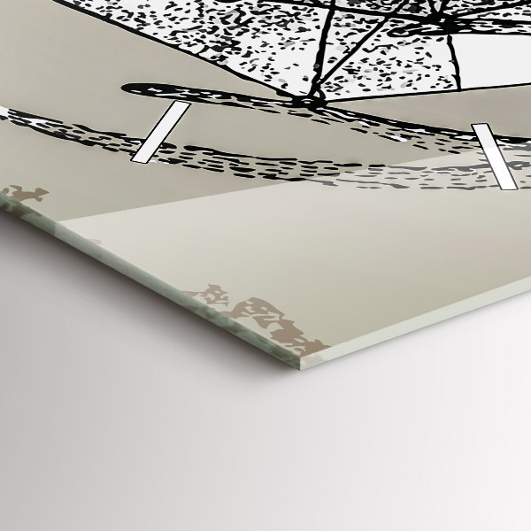 Téglalap alakú üvegóra Szarvasfej