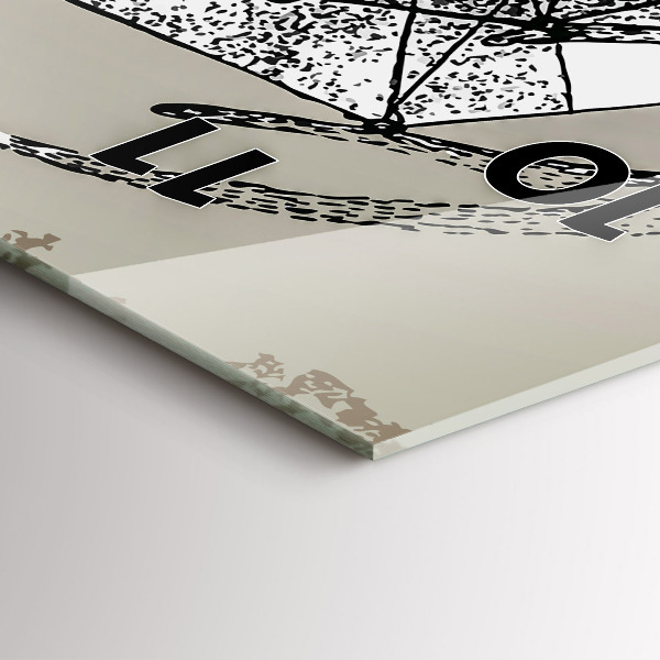 Téglalap alakú üvegóra Szarvasfej