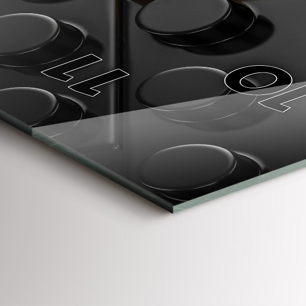 Téglalap alakú üvegóra Játék blokkok