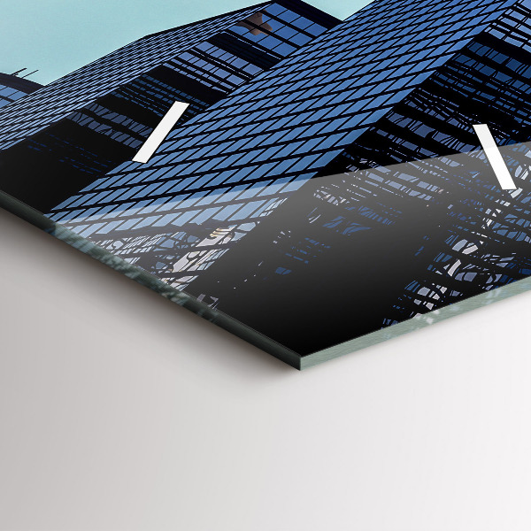 Téglalap alakú üvegóra Repülőgép épületek felett