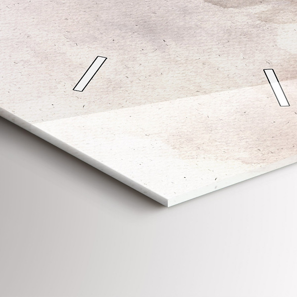 Téglalap alakú üvegóra Absztrakt arcok