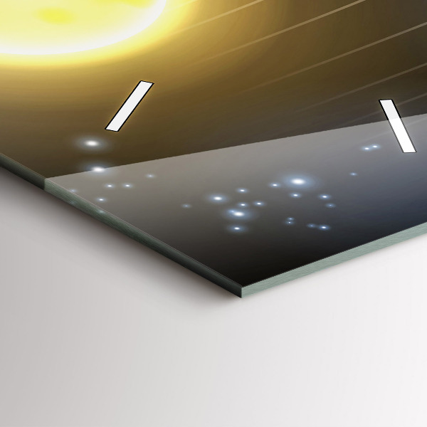 Téglalap alakú üvegóra Naprendszer