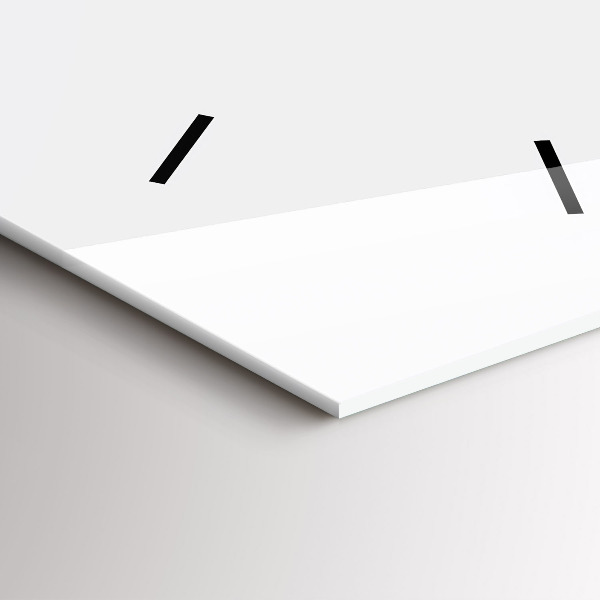 Téglalap alakú üvegóra A Légy önmagad felirat