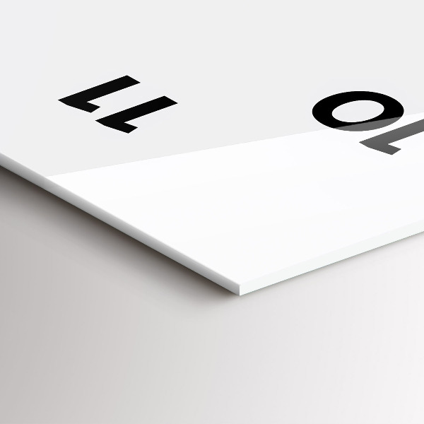 Téglalap alakú üvegóra A Légy önmagad felirat