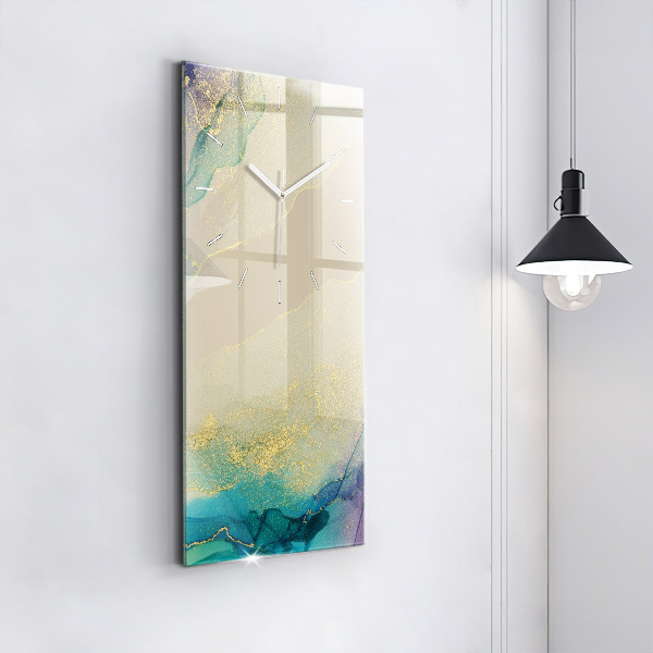 Téglalap alakú üvegóra Színek absztrakciója