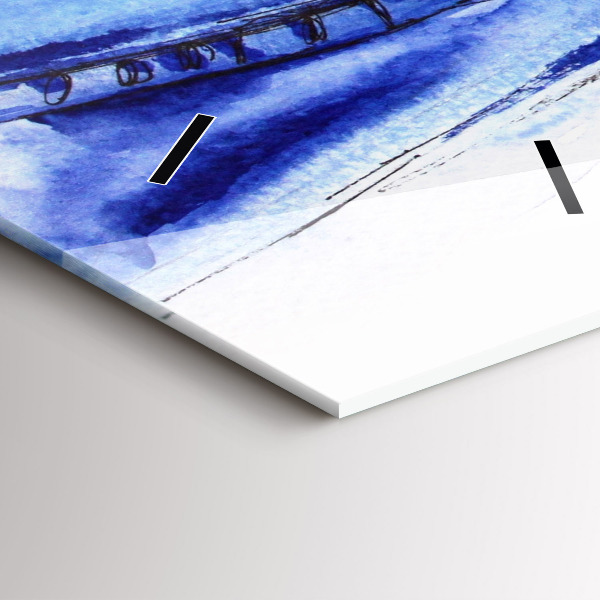 Téglalap alakú üvegóra Női magassarkú