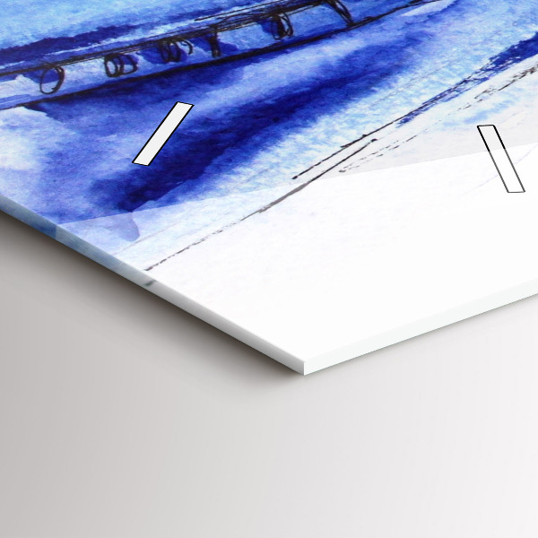 Téglalap alakú üvegóra Női magassarkú