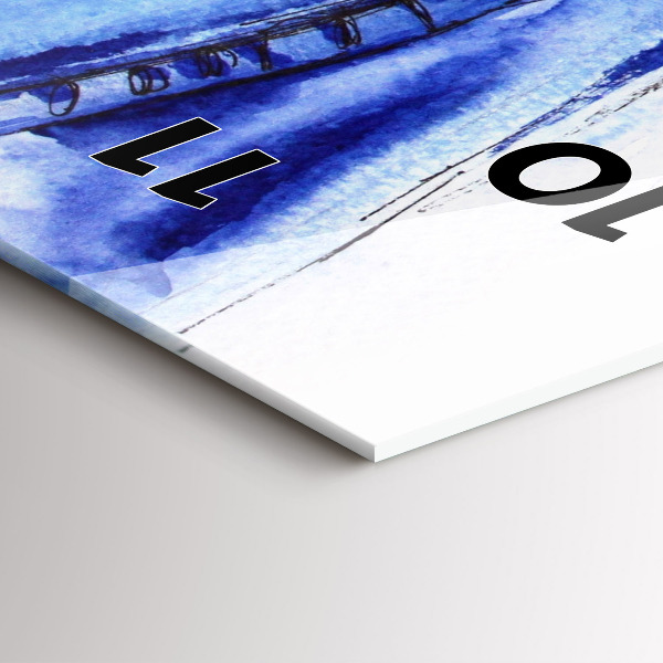 Téglalap alakú üvegóra Női magassarkú