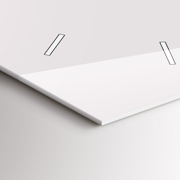 Téglalap alakú üvegóra Orrszarvú line art