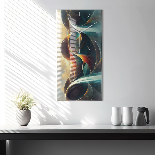 Téglalap alakú üvegóra Folyó vízesés