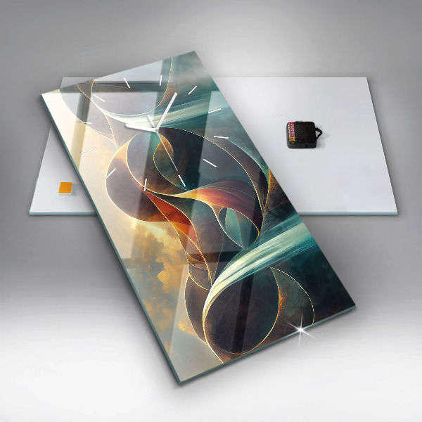 Téglalap alakú üvegóra Folyó vízesés